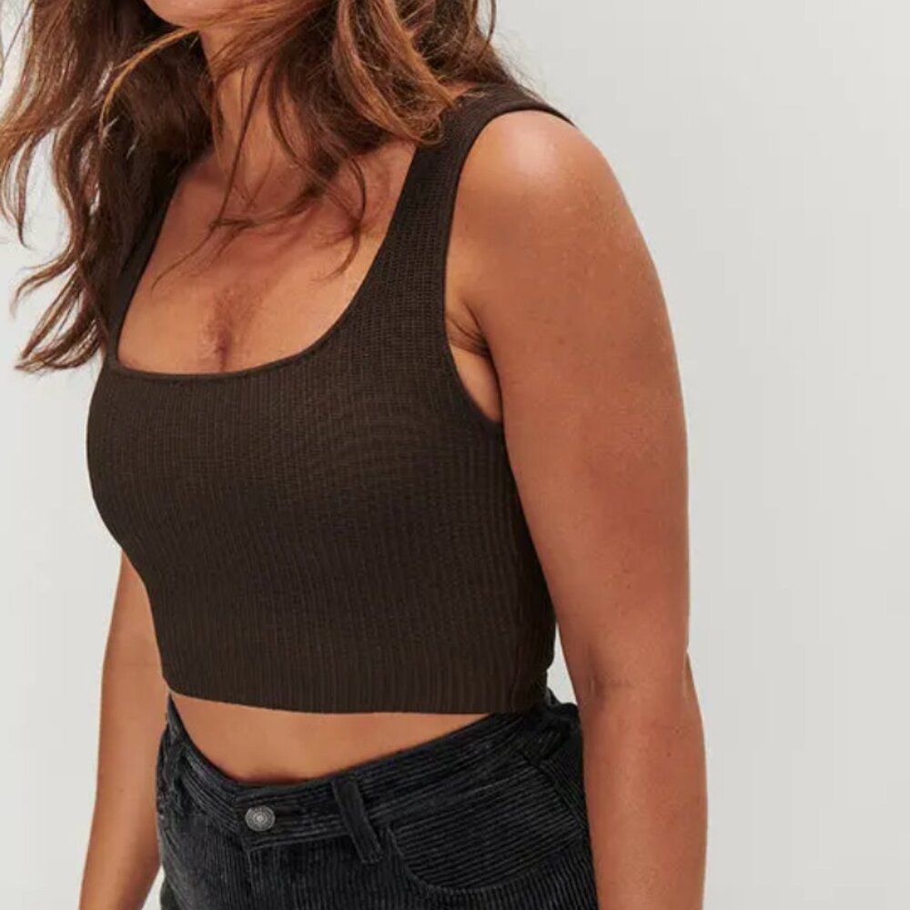 Ghanda Ripple Cami in Cacao